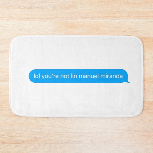 Item preview, Not Lin Manuel Miranda Sticker designed and sold by BroadwayDesignz.