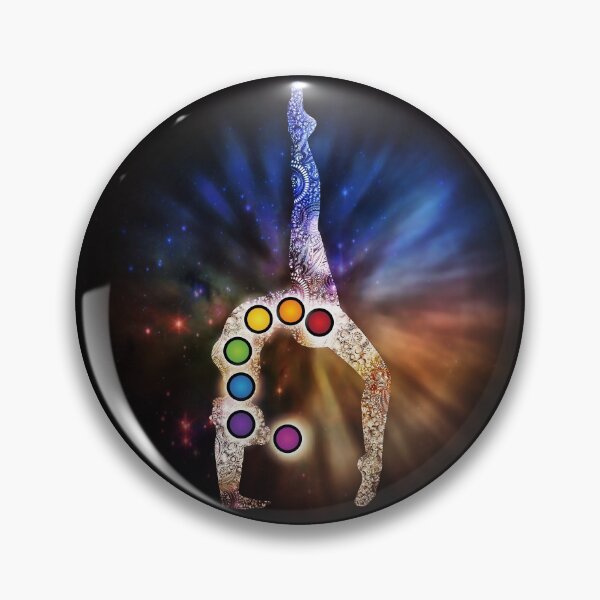 Item preview, Yoga Pose Chakra Centers - 46 DBG designed and sold by chakraplaza.