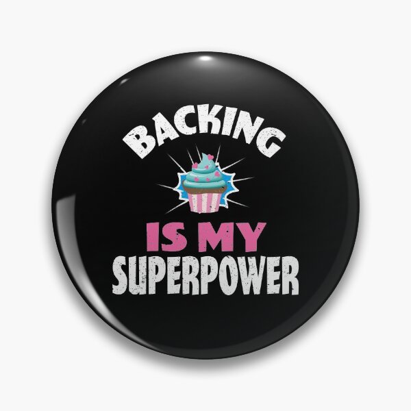 Item preview, Baking is my Superpower Funny Cupcake Baker Gift designed and sold by sols.