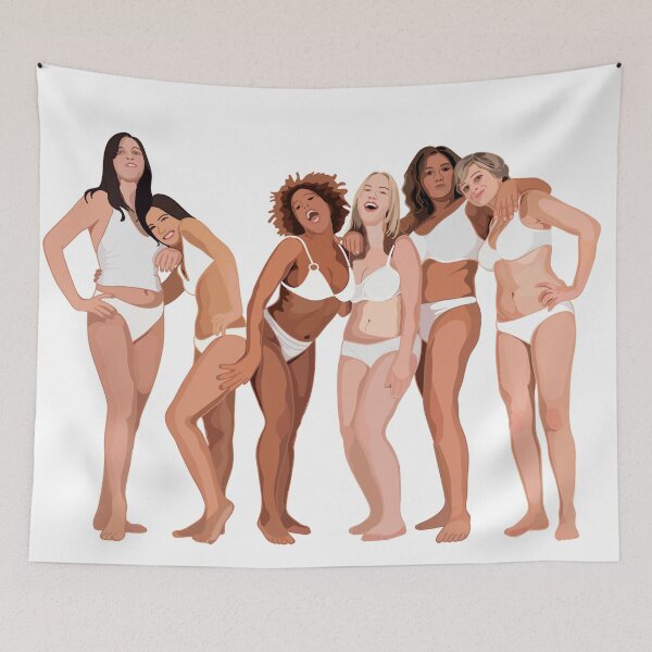 Item preview, Real Beauty Women_Dove Campaign designed and sold by MiaoMiaoYu.