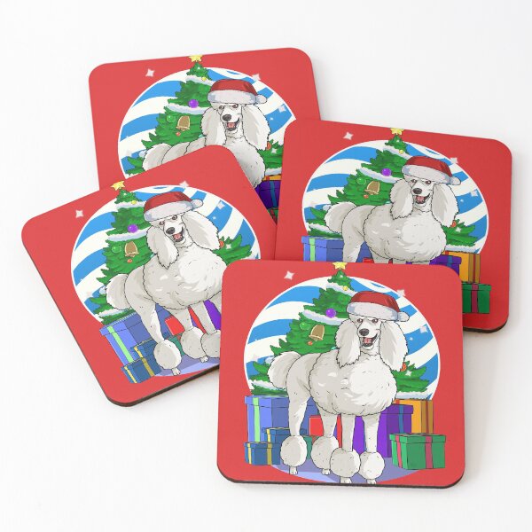 Item preview, Standard Poodle Santa Christmas Tree Ornament Decor designed and sold by Nosek1ng.