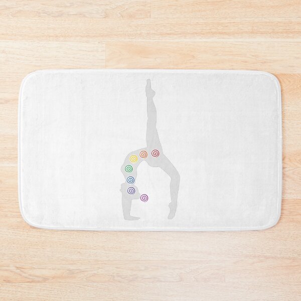 Item preview, Yoga Pose Abstract Chakra - 46 WBG designed and sold by chakraplaza.