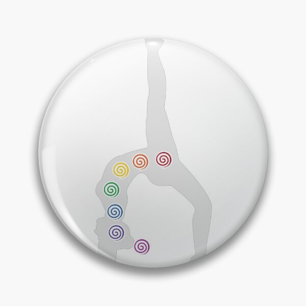 Item preview, Yoga Pose Abstract Chakra - 46 WBG designed and sold by chakraplaza.