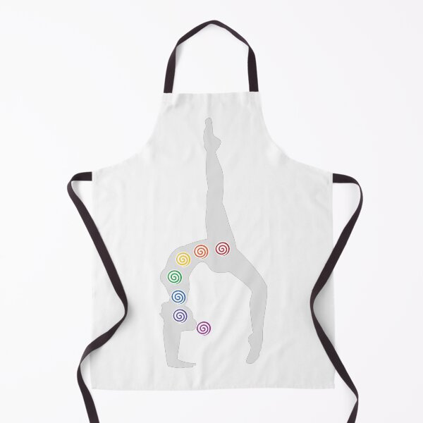 Item preview, Yoga Pose Abstract Chakra - 46 WBG designed and sold by chakraplaza.