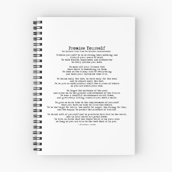 Item preview, Promise Yourself Poem designed and sold by Run.Breathe.Create.