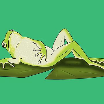 Poster avec l'œuvre « Sexy frog funny » de l'artiste Fannycat1