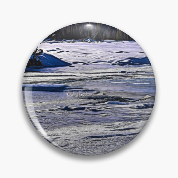 Item preview, Frozen river illustration designed and sold by CanadianWild418.