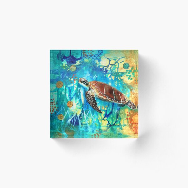 Turtle Acrylic Block
