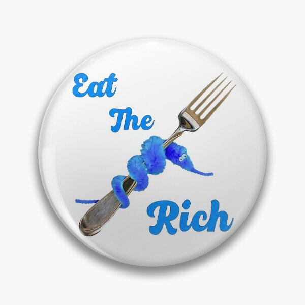 Item preview, Worm on a String Time ~ Painting Aesthetic Cursed Collection ~ Eat The Rich Set ~ Blue designed and sold by Neon-Wolf.