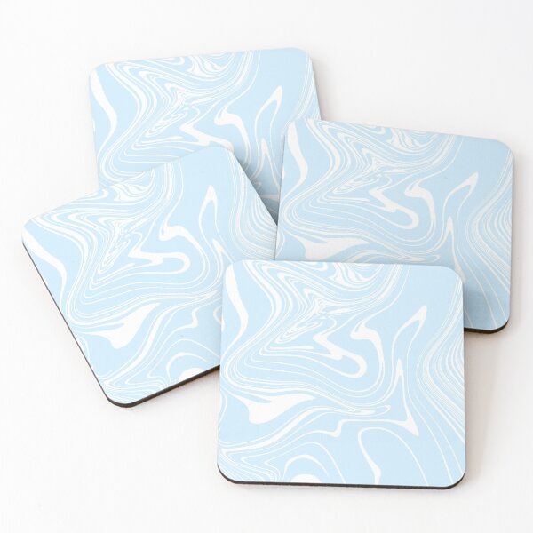 Item preview, Blue Wavy Abstract Design designed and sold by sunny-day-art.