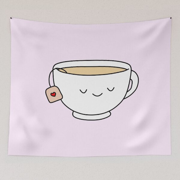 Item preview, Cute Teacup! (White) designed and sold by alisonrog.