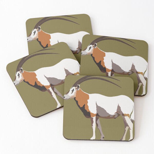 Item preview, Scimitar Horned Oryx (Oryx dammah) designed and sold by Alawstrations.
