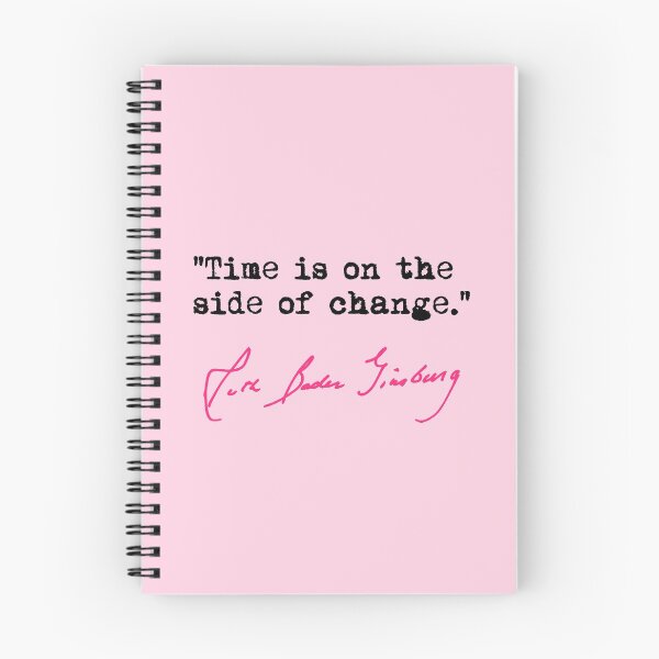 Item preview, Time is on the side of change - RBG (black-fuschia 2) designed and sold by Thelittlelord.