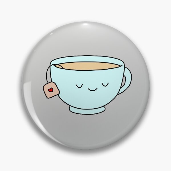 Item preview, Cute Teacup! (Blue) designed and sold by alisonrog.