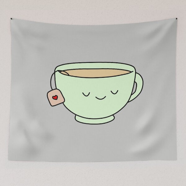 Item preview, Cute Teacup! (Green) designed and sold by alisonrog.