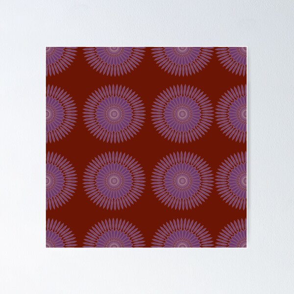 Item preview, repeat pattern on maroon background designed and sold by Sreepriya Jayesh.