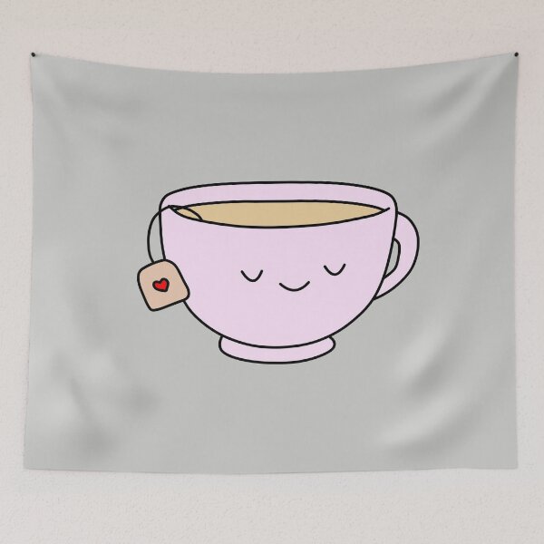 Item preview, Cute Teacup! (Pink) designed and sold by alisonrog.