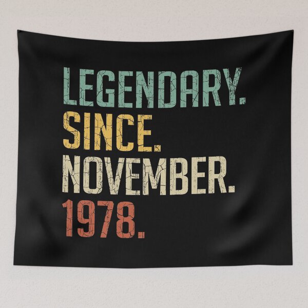 Item preview, Legendary Since November 1978 42nd Birthday Gift 42 Years Old Vintage November 1978 designed and sold by Takatv.