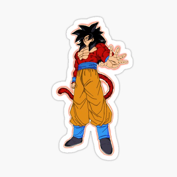 Animated, Dragon Ball, Dragon Ball Gt Sticker Gif - Gogeta Ssj4