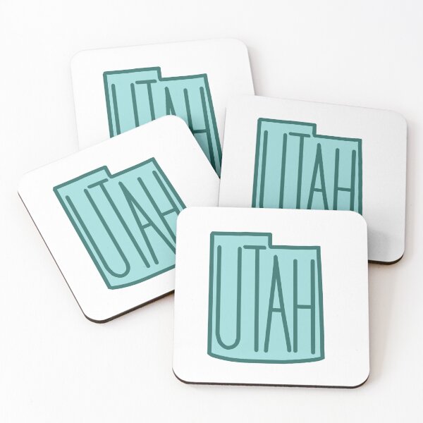 Item preview, Utah State Turquoise Outline United States designed and sold by bassoongirl123.