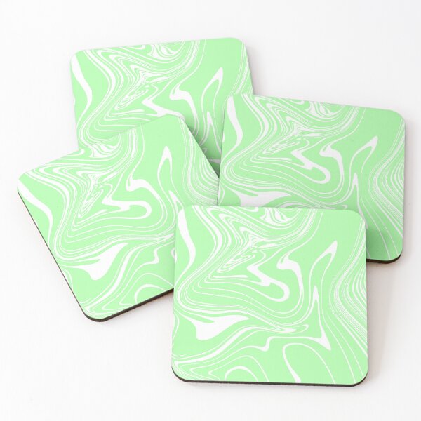 Item preview, Green Wavy Abstract Design designed and sold by sunny-day-art.