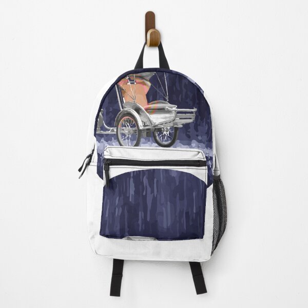 Item preview, Cyclo in the Rain Vietnam Symbol Abstract designed and sold by thewishdesigns.