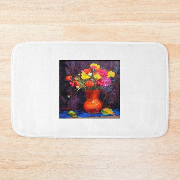 Item preview, Still Life ~ The Orange Vase designed and sold by Roz McQuillan Fine Art & Photography.