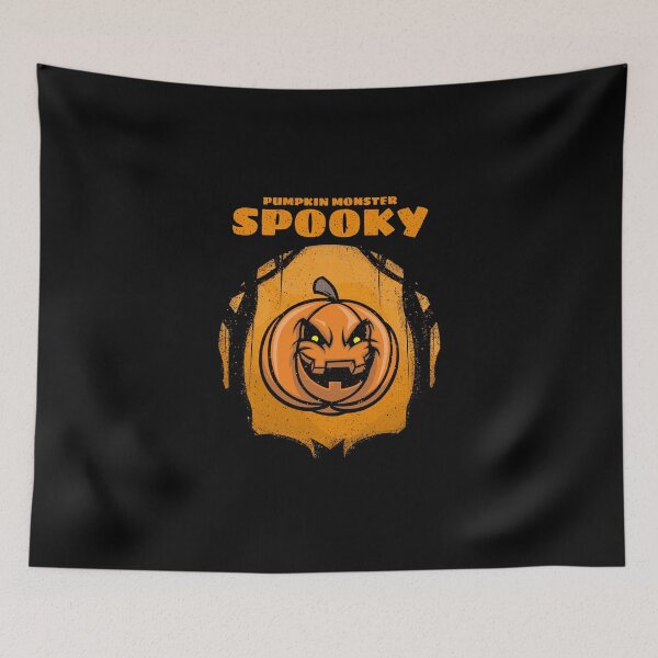 Item preview, Pumpkin Monster Spooky designed and sold by AladdinMktgs.
