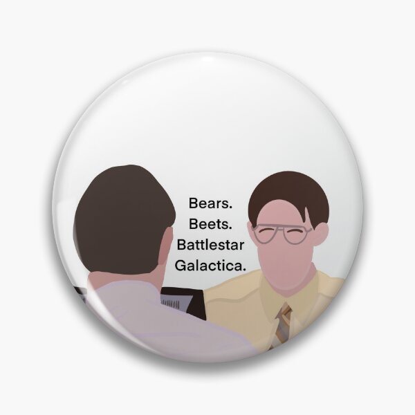 Item preview, Jim and Dwight. Bears. Beets. Battlestar Galactica.  designed and sold by Kate15080.