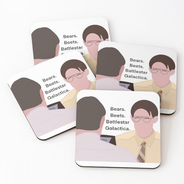 Item preview, Jim and Dwight. Bears. Beets. Battlestar Galactica.  designed and sold by Kate15080.