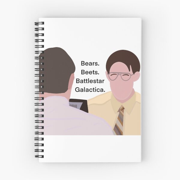 Item preview, Jim and Dwight. Bears. Beets. Battlestar Galactica.  designed and sold by Kate15080.