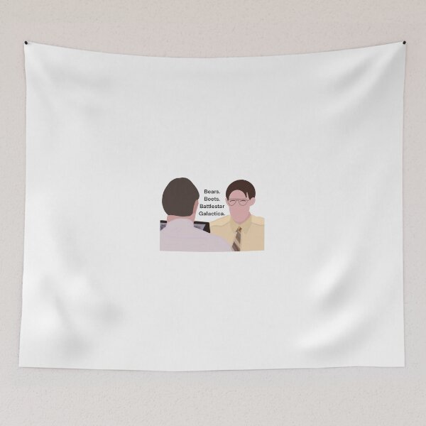 Item preview, Jim and Dwight. Bears. Beets. Battlestar Galactica.  designed and sold by Kate15080.