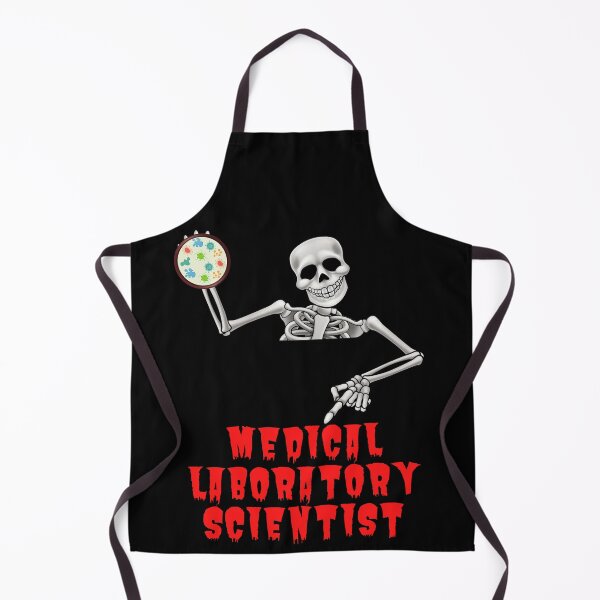 Item preview, MEDICAL LABORATORY SCIENTIST HALLOWEEN SKELETON designed and sold by Hippiesole.