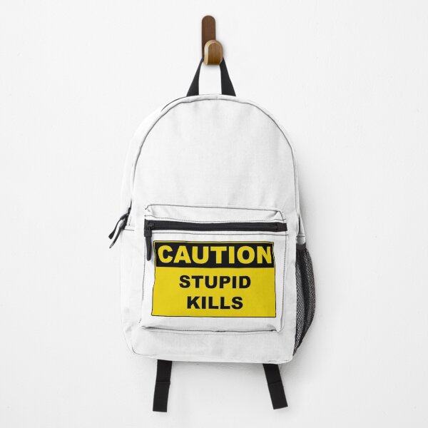 Item preview, Caution Stupid Kills designed and sold by Burritoless.
