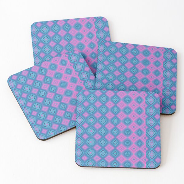 Artikelvorschau, Hübsches Juwel Tone Pink und Blau Geometrisches Muster entworfen und verkauft von PlumGood.