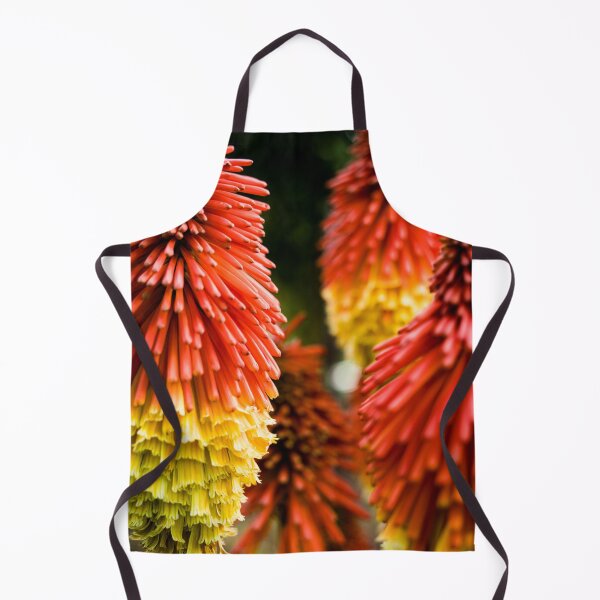 Item preview, Pyromania - Red Hot Poker Red & Yellow Summer Flower designed and sold by Photoluminous.