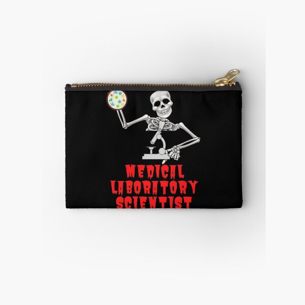 Item preview, FUNNY MEDICAL LABORATORY SCIENTIST HALLOWEEN SKELETON MICROSCOPE  designed and sold by Hippiesole.