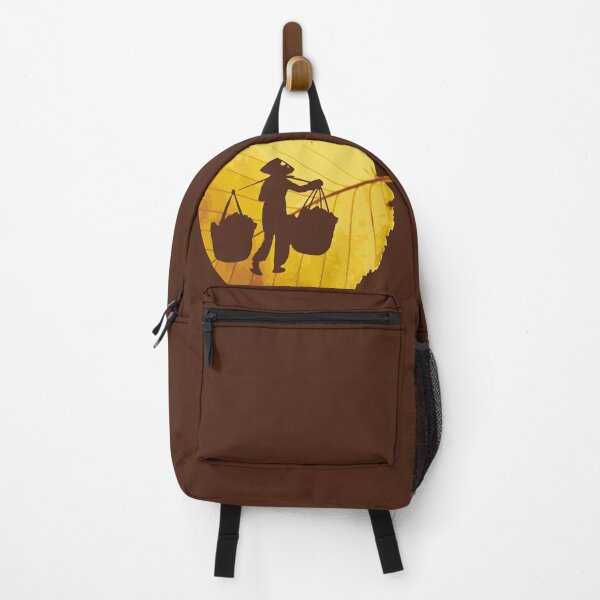 Vietnamese woman street vendor Hanoi Capital Backpack
