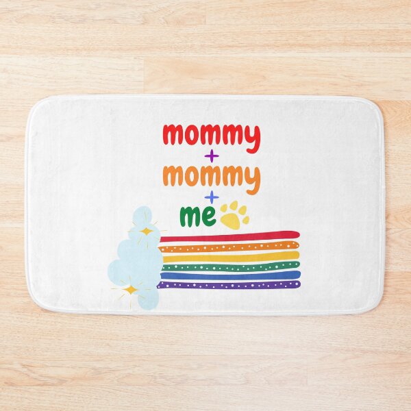 Item preview, Mommy and mommy and me with dog over the rainbow designed and sold by lMonsterPlanetl.