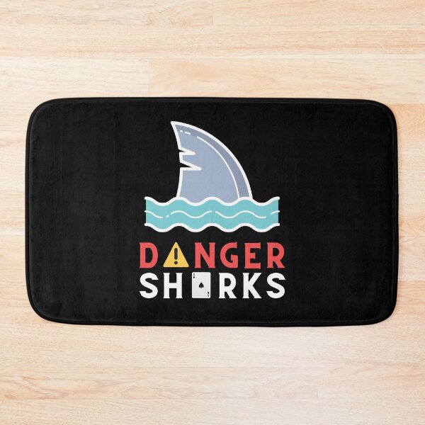 Item preview, Danger Sharks Poker Hold Em designed and sold by SayItWithYours.