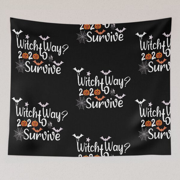 Item preview, Witch Way To Survive,Halloween: Witch Way to Survive, a Nice Funny Gift for Your Mom, Dad & Siblings  designed and sold by buzz1days.