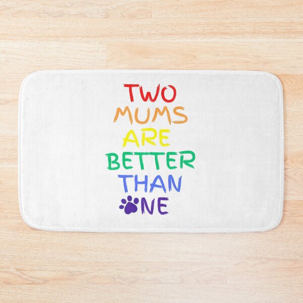 Item preview, Two mums are better than one with paw designed and sold by lMonsterPlanetl.
