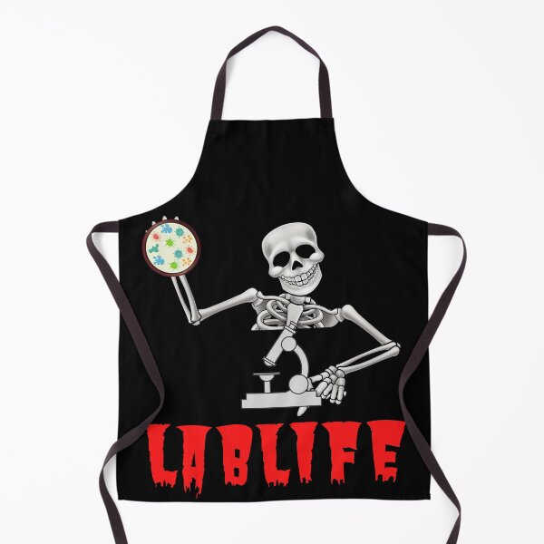 Item preview, FUNNY LAB TECH HALLOWEEN SKELETON MICROSCOPE LABLIFE designed and sold by Hippiesole.