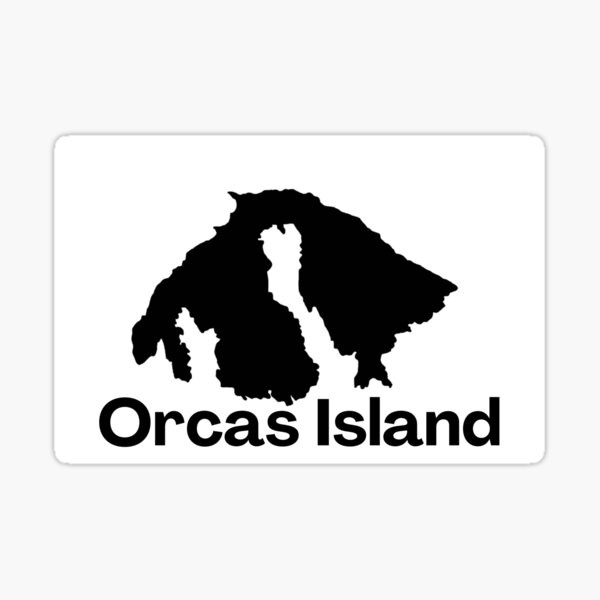 Item preview, Orcas Island - Black designed and sold by PeaceLoveAndJoy.