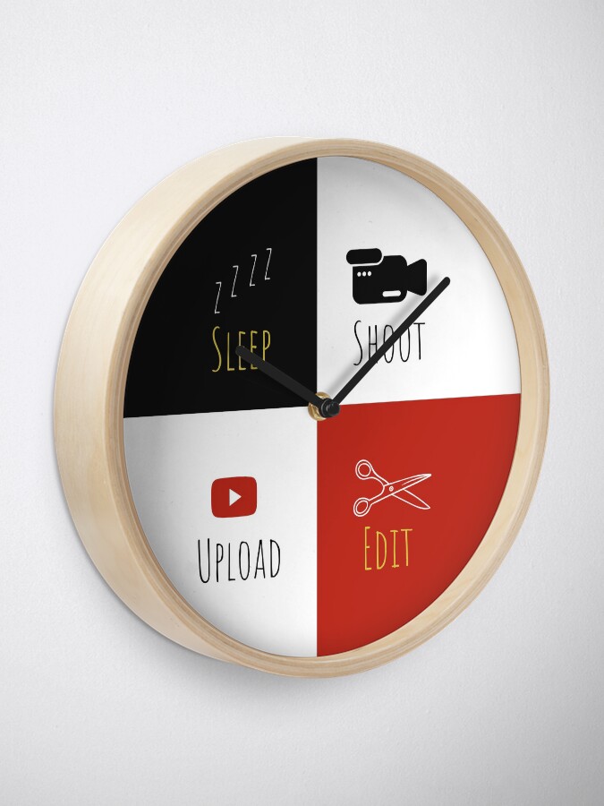 Alternate view of Youtuber Clock