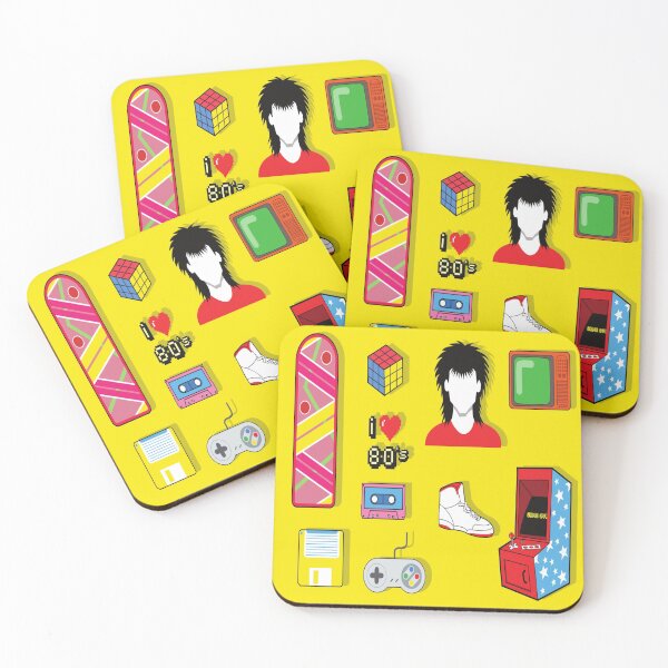 Item preview, I Love the 80's Pattern designed and sold by The Masked Designer.