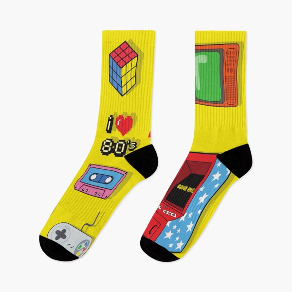 Item preview, I Love the 80's Pattern designed and sold by The Masked Designer.