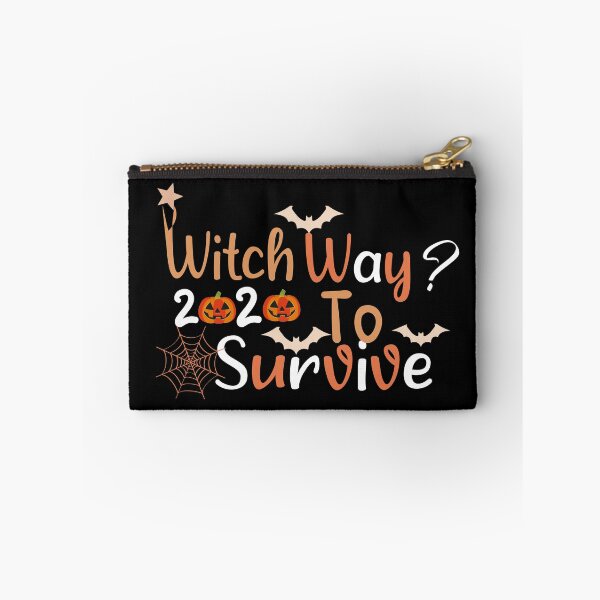 Item preview, Witch Way To Survive,Halloween: Witch Way to Survive, a Nice Funny Gift for Your Mom, Dad & Siblings  designed and sold by buzz1days.