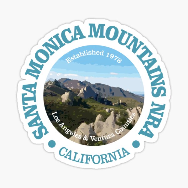 Item preview, Santa Monica Mountains (NRA) designed and sold by curranmorgan.
