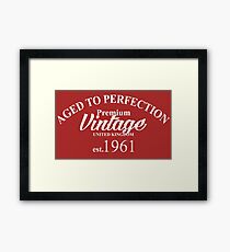 Aged to Perfection Framed Print